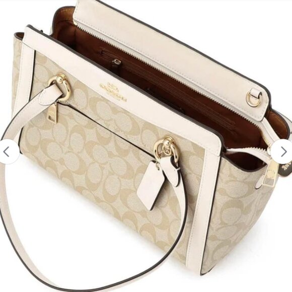 NWT  COACH Kailey Carryall In Signature Canvas - Picture 1 of 10